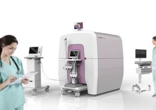 The fully enclosed system allows for minimal movement of the patient. The fully enclosed system allows for minimal movement of the patient.