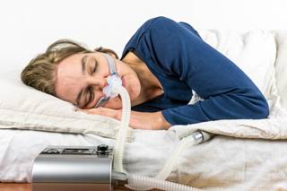 Obstructive sleep apnea intermittently reduces oxygen intake. Obstructive sleep apnea intermittently reduces oxygen intake.